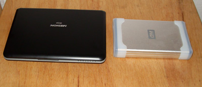 e1210 vs. externe Festplatte
